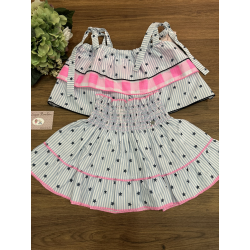 TOP VOLANTES ESTRELLAS MÁS FALDA ELÁSTICO ESTRELLAS , MON PETIT