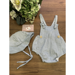 RANITA BEBE TIRANTA CON GORRITO , YOEDU