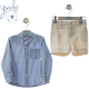 TRAJE NIÑO PANTALÓN BERMUDA (2PIEZAS) , YOEDU