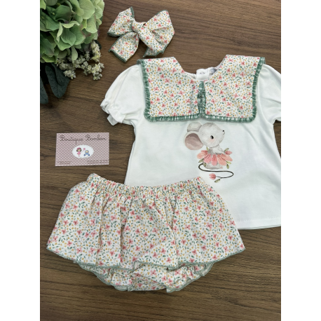 CONJUNTO BRAGUITA MÁS CAMISETA , POPYS