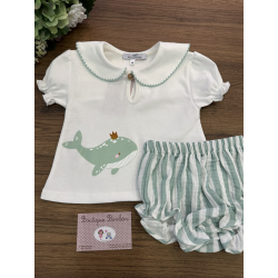 CONJUNTO BRAGUITA MÁS CAMISETA , POPYS