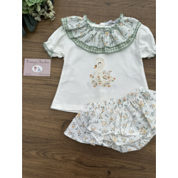 CONJUNTO CAMISETA MÁS BRAGUITA , POPYS