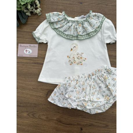 CONJUNTO CAMISETA MÁS BRAGUITA , POPYS