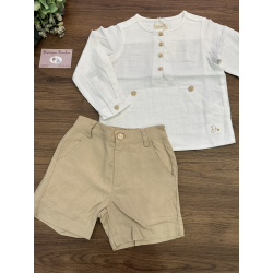 CAMISA BOLSILLO CANGURO MÁS BERMUDA , DADATI