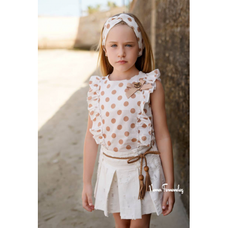 FALDA MINI MÁS BLUSA , NOMA FERNÁNDEZ