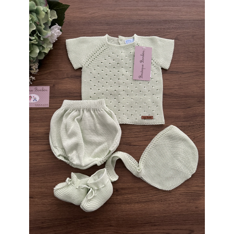 CONJUNTO CULOTTE PUNTO 4PIEZAS LIMA MUSEL , MAC ILUSIÓN