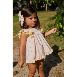 VESTIDO-JESUSITO VICHY LIMONES TIRANTES , LA MARTINICA