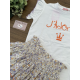 CAMISETA NIÑA MÁS FALDA LUPITA , EVA CASTRO