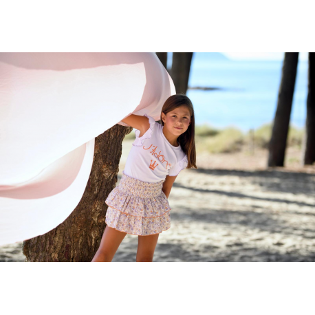 CAMISETA NIÑA MÁS FALDA LUPITA , EVA CASTRO