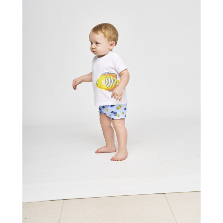 SET GORRA MÁS CAMISETA Y BAÑADOR , SPAGNOLO