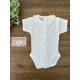 BODY M/CORTA CUELLO BATISTA BLANCO , BABIDU