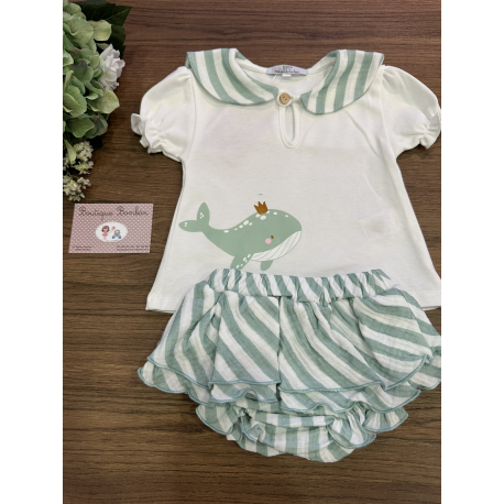 CONJUNTO CAMISETA MÁS BRAGUITA , POPYS