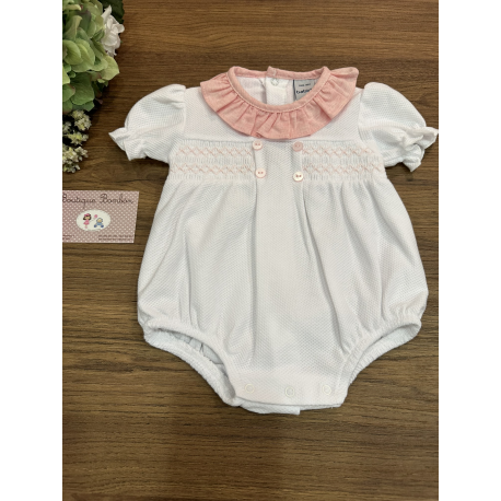 PELELE M/C CUELLO VOLANTE MIEL , BABIDU