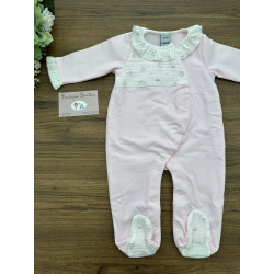 PELELE ENTERIZO CUELLO VOLANTE CHARCA , BABIDU