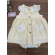 VESTIDO MÁS CULOTE YELLOW DUCK , VALENTINA BEBES