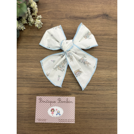 LAZO PINZA RABBIT BLUE , VALENTINA BEBES