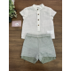 CONJUNTO BEBE MANGA CORTA , MARTA Y PAULA