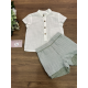 CONJUNTO BEBE MANGA CORTA , MARTA Y PAULA