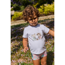 BOXER LICRA MÁS CAMISETA NIÑO RATONES , LA MARTINICA