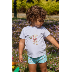 BOXER LICRA MÁS CAMISETA NIÑO PATO FRAMBUESAS , LA MARTINICA