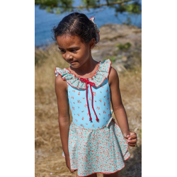 FALDA PAREO FLORES , LA MARTINICA