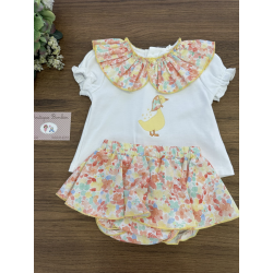 CONJUNTO CAMISETA MÁS BRAGUITA , POPYS