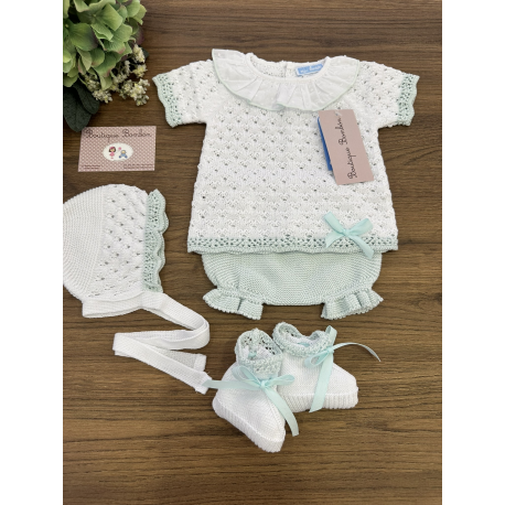 CONJUNTO CULOTTE PUNTO 4PIEZAS MIKONOS , MAC ILUSION