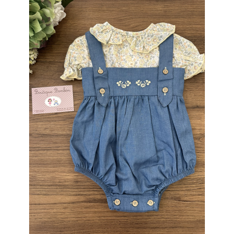 PELELE TIRANTES CAMISA C/VOLANTE ABRAZO , BABIDU