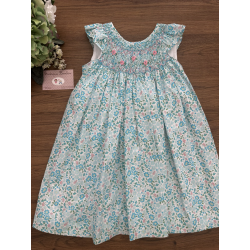 VESTIDO ROCIO TURQUESA ,TARTALETA