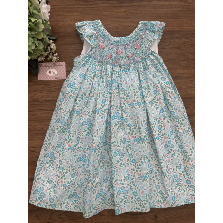 VESTIDO ROCIO TURQUESA ,TARTALETA