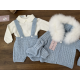 CONJUNTO DE PANTALÓN Y CHAQUETA 3PIEZAS , JULIANA