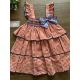 VESTIDO VOLANTES VICHY ROJO LIBÉLULA , EVA CASTRO