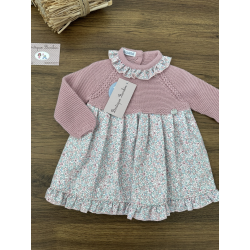 VESTIDO PUNTO/TELA , JULIANA