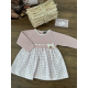 VESTIDO SOFT ROSA EMPOLVADO , PANGASA