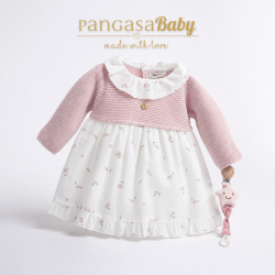 VESTIDO BIRD ROSA EMPOLVADO , PANGASA