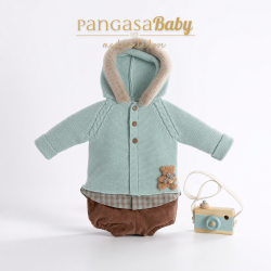 TRAJE 2P PANTALON PANA VICHY MINT VERDE MINT , PANGASA