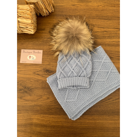 GORRO MÁS BUFANDA , JULIANA