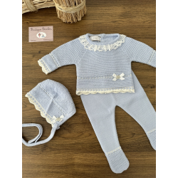 CONJUNTO POLAINA 3PIEZAS "FOGAR" , PAZ RODRIGUEZ