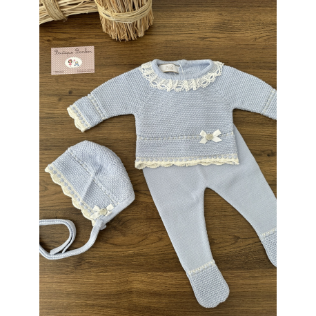 CONJUNTO POLAINA 3PIEZAS "FOGAR" , PAZ RODRIGUEZ