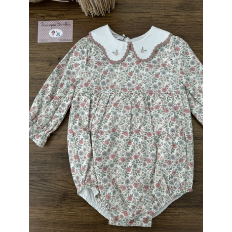 PELELE CORTO NIÑA ESTAMPADO FLORAL "LEDICIA" , PAZ RODRIGUEZ
