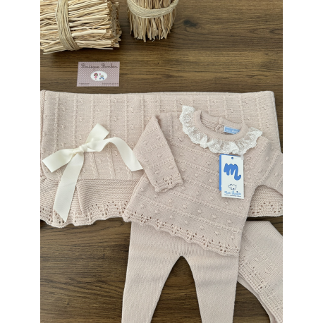 CONJUNTO 3PIEZAS ORGANZA CANESU TIMELESS OFF-WHITE , MAC ILUSIÓN