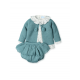 CHAQUETA POMPONES MAS CULOTE MÁS BLUSITA BORDADA"KILLA MOSS", MAC ILUSIÓN