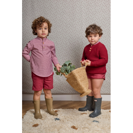 CAMISA MAO M/LARGA VICHY , LA MARTINICA