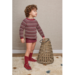 JERSEY JACQUARD GRANATE , LA MARTINICA