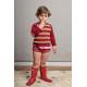 JERSEY GRANATE RAYAS CAMEL , LA MARTINICA