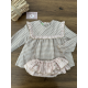 CAMISA NIÑA VICHY CAMEL MÁS BRAGUITA ERIZOS , PIO PIO