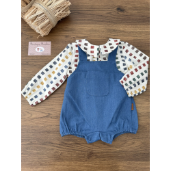 BLUSA MÁS PETO CORTO BEBE , COCOTE