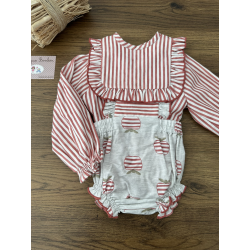 BLUSA MÁS PETO CORTO BEBE , COCOTE