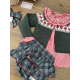 BRAGA VOLANTES MÁS BLUSA VICHY Y CHAQUETA 3/4 SETAS , LA MARTINICA