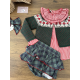BRAGA VOLANTES MÁS BLUSA VICHY Y CHAQUETA 3/4 SETAS , LA MARTINICA